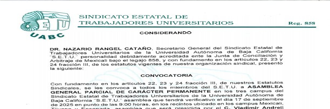 Asamblea Parcial de Carácter Permanente